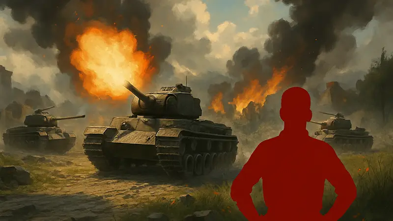 Танки World of Tanks Heat в бою на старте игры.