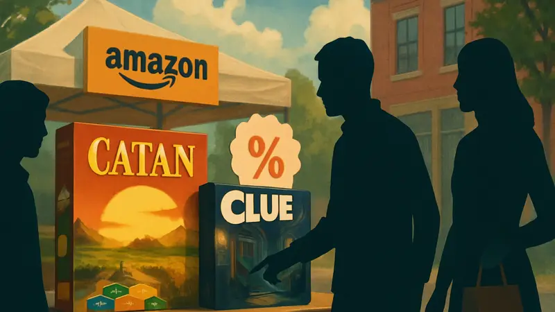 Весенняя распродажа Amazon со скидками на настольные игры Catan и Clue.