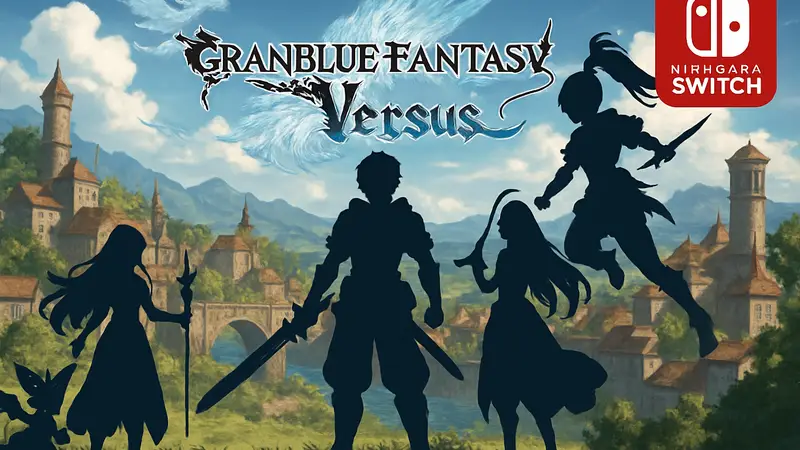 Обложка игры Granblue Fantasy Versus: Rising с логотипом Nintendo Switch 2