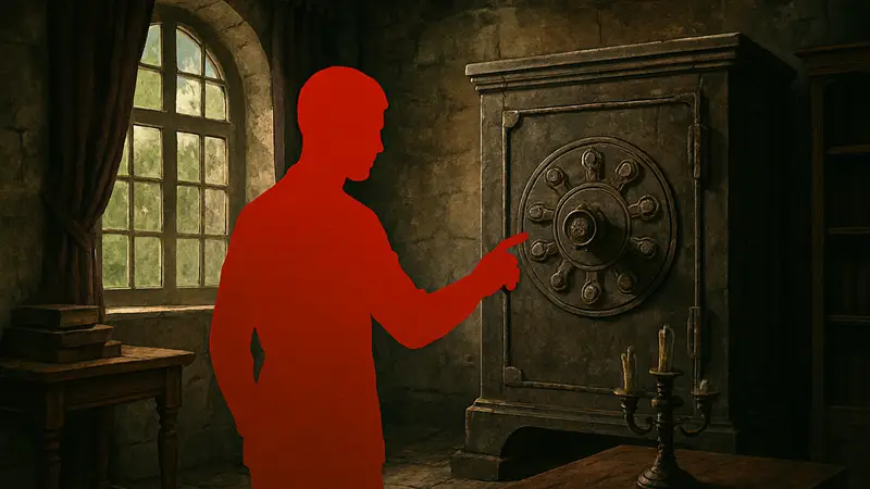 Головоломка с сейфом в Hillside Manor из игры Crimson Desert