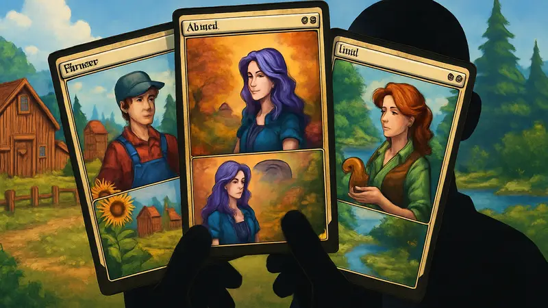 Изображение карт Magic: The Gathering с персонажами из игры Stardew Valley, вызвавшие критику фанатов.