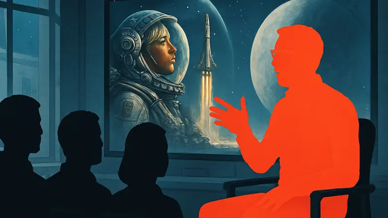 Изображение ведущего продюсера Starfield Тима Лэмба, обсуждающего будущее игры Bethesda