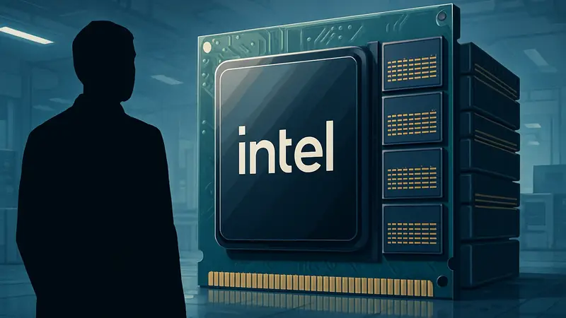 Прототип Z-памяти Intel, чип памяти, микросхема, высокопроизводительная память, HBM.