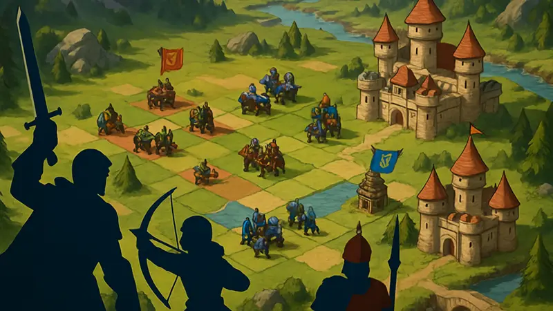 Геймплей Crownlings: Heroes & Conquests, средневековая фэнтези-стратегия на мобильном