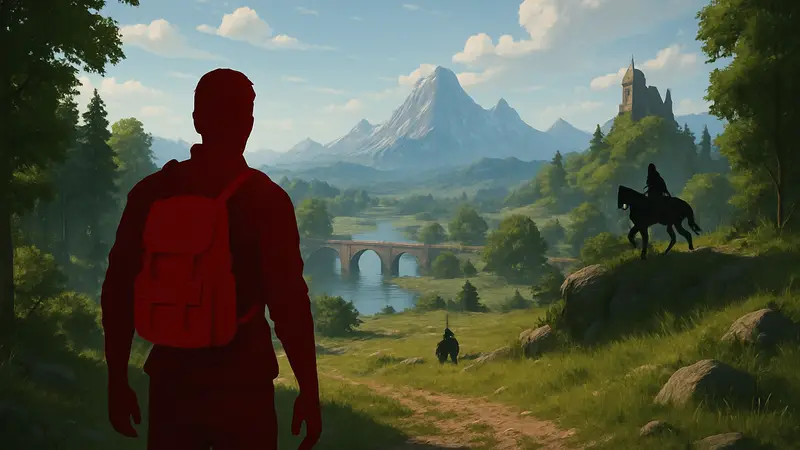 Игроки исследуют огромный 3D-мир в одной из важных open-world игр, меняющих жанр, с видом от третьего лица.