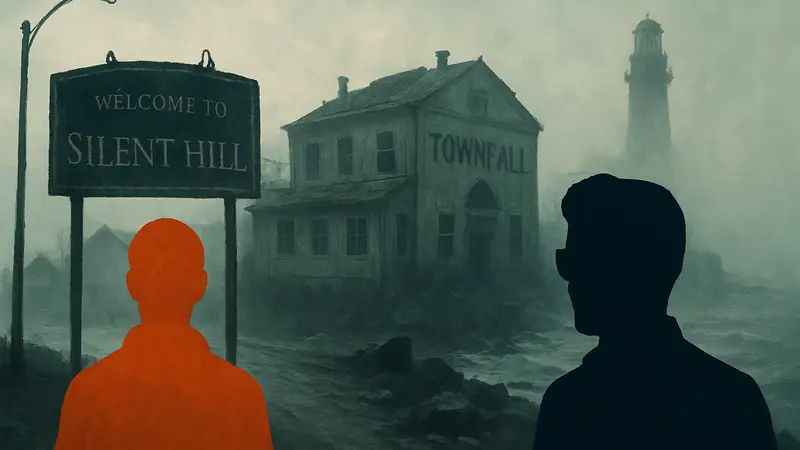 Обложка игры Silent Hill: Townfall с указанием композитора Pilotpriest