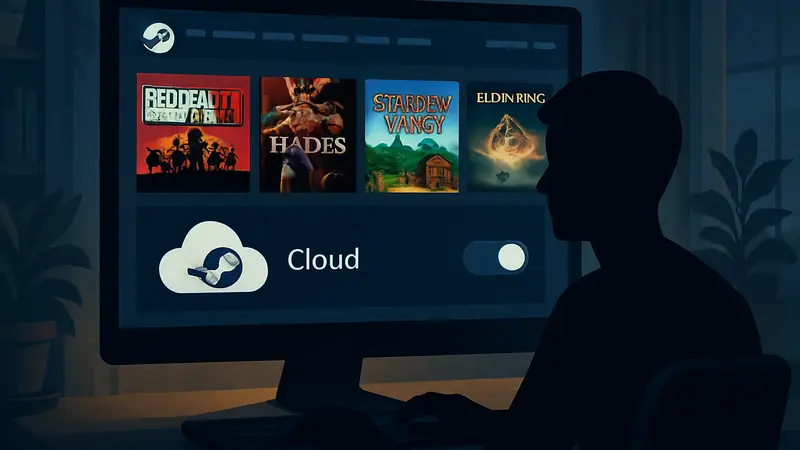 Интерфейс Steam с функцией Steam Cloud Saves.