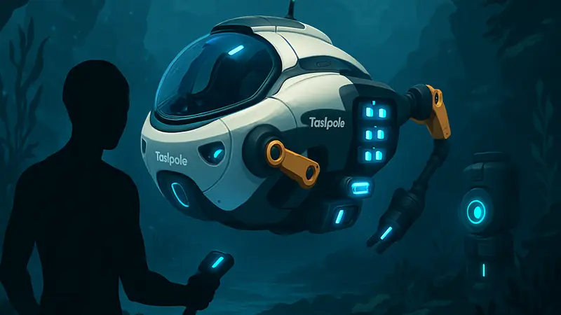 Подводный аппарат Tadpole в Subnautica 2, скриншот с апгрейдами