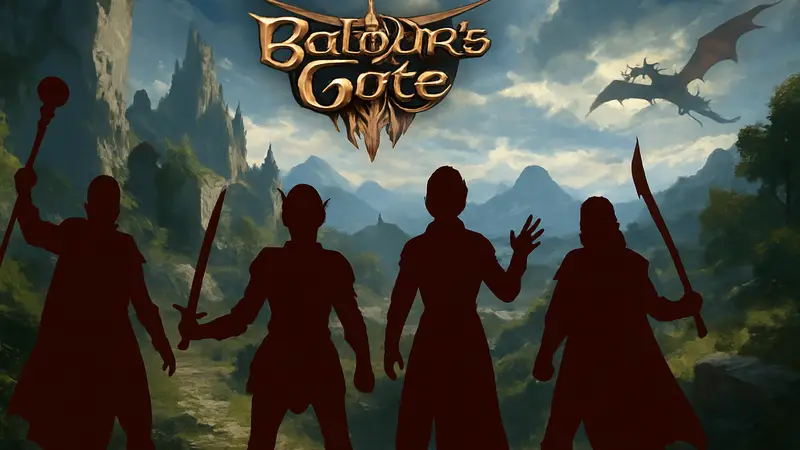 Персонажи из Baldur's Gate 3, изображающие разные классы