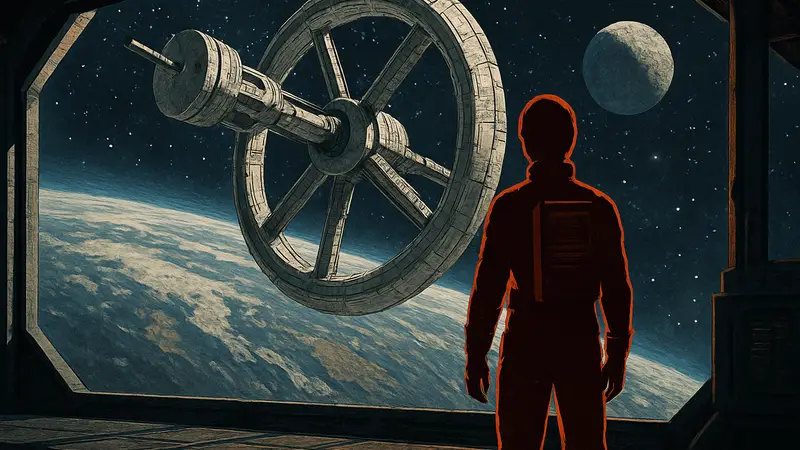 Кадр из хардкорного научно-фантастического фильма "Космическая одиссея 2001 года", топ-5 лучших кинолент