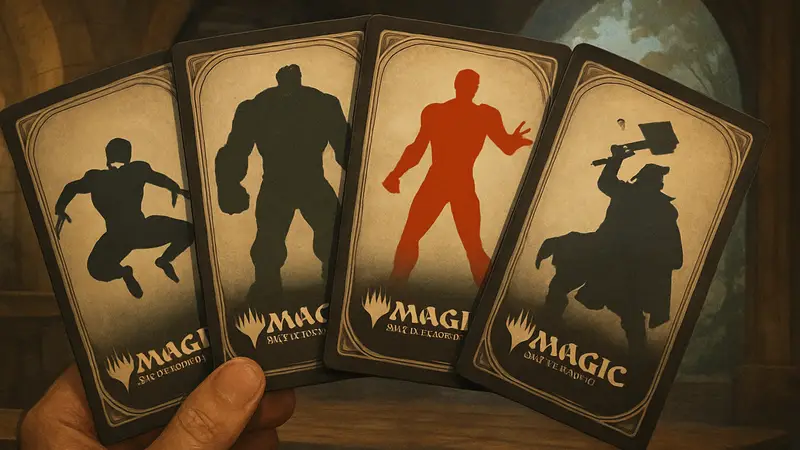 Возможная утечка четырех карт Magic: The Gathering Marvel Super Heroes, иллюстрация