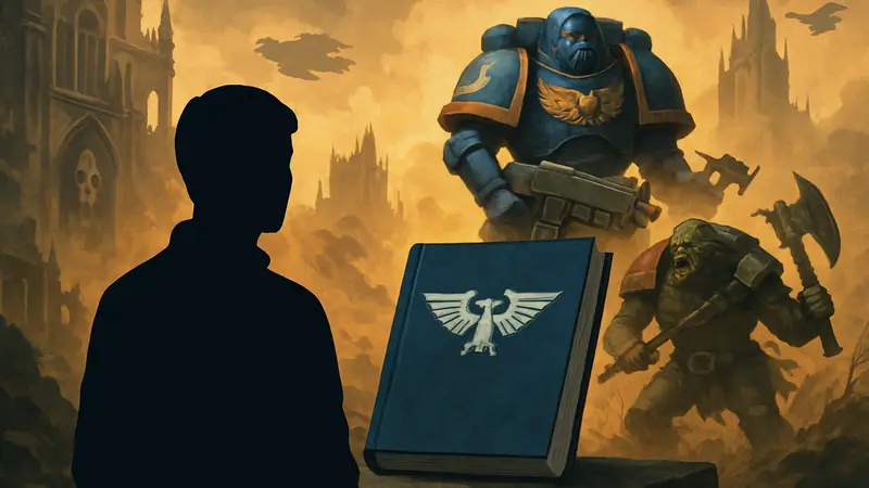 Книга издательства «Бомбора» о видеоиграх Warhammer 40,000: иллюстрация