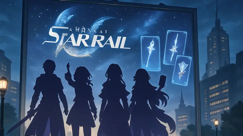Изображение баннера Honkai Star Rail с новыми персонажами и световыми конусами.