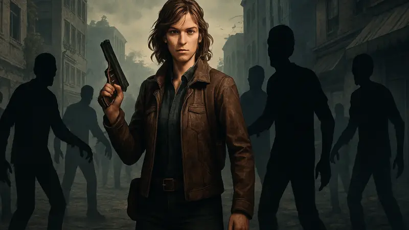 Изображение Грейс Ашкрофт из Resident Evil Requiem, окруженной зомби, иллюстрирующее советы по выживанию.