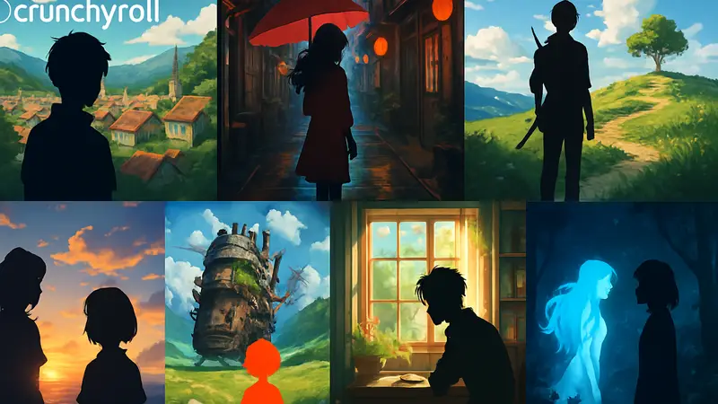 Кадры из 7 самых красивых аниме, доступных для стриминга на платформе Crunchyroll в 2026 году.