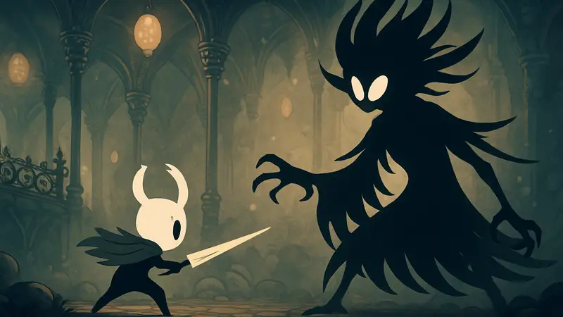 Рыцарь из Hollow Knight сражается с финальным боссом после неожиданного патча.