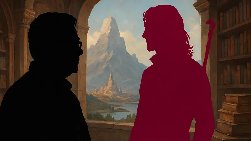 Брендон Сандерсон и персонаж Хойд, вселенная Cosmere, книги Mistborn