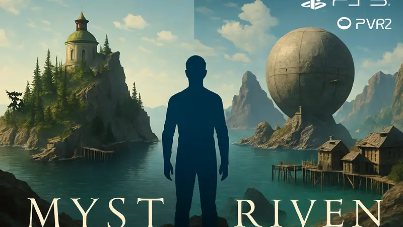 Обложка ремейков игр Myst и Riven для PS5
