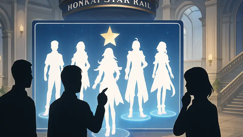 Игроки выбирают бесплатного 5-звездного персонажа в Honkai Star Rail во время события Commencement Reception