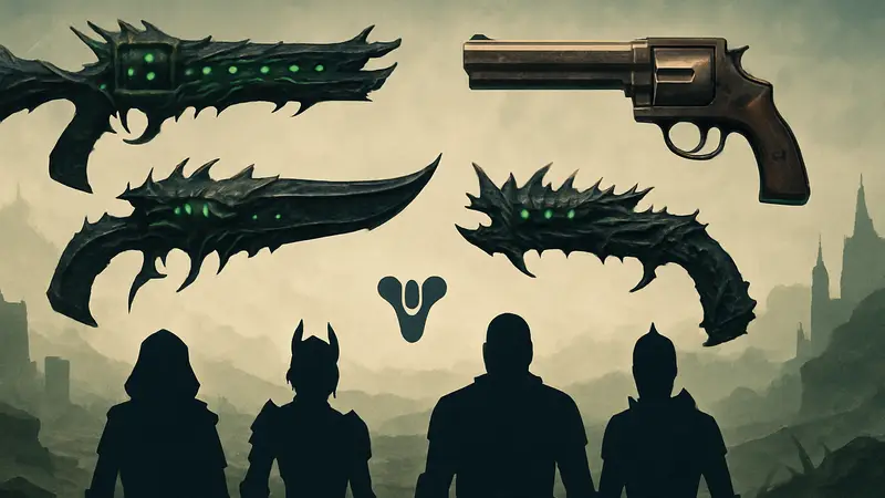 Destiny 2: Изображение всех 4 Оружий Скорби, включая Шип и Последнее Слово