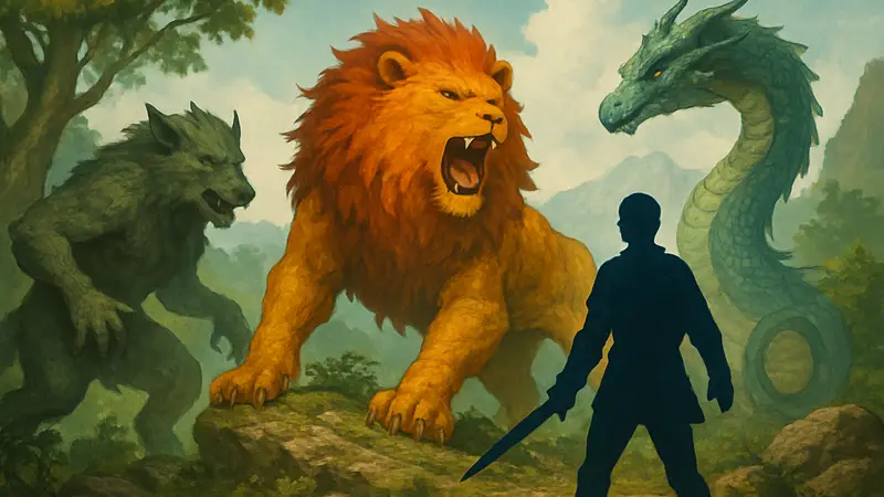Обложка игры Beast Of Reincarnation с фэнтезийными существами