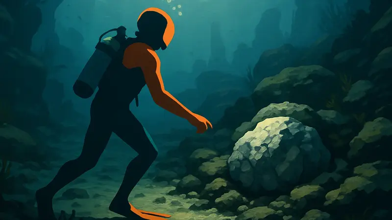 Игрок Subnautica 2 находит залежи свинца на дне океана