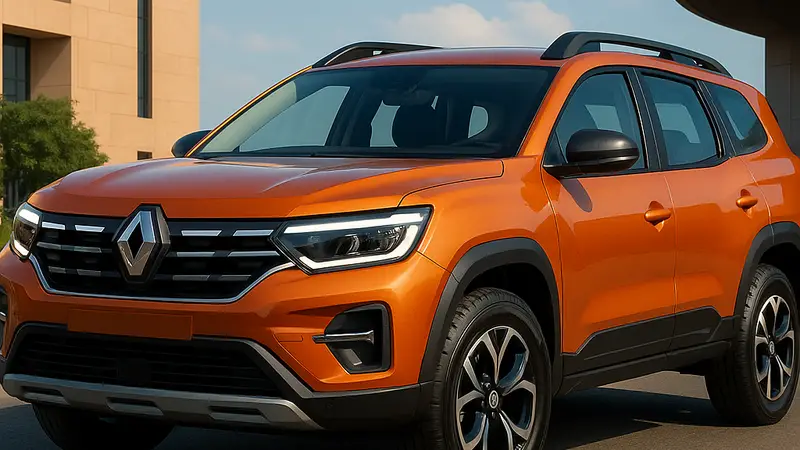 Изображение нового кроссовера Renault Duster третьего поколения, представленного в Индии