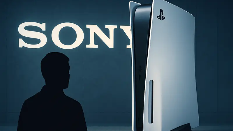 Консоль PlayStation 6 на фоне логотипа Sony