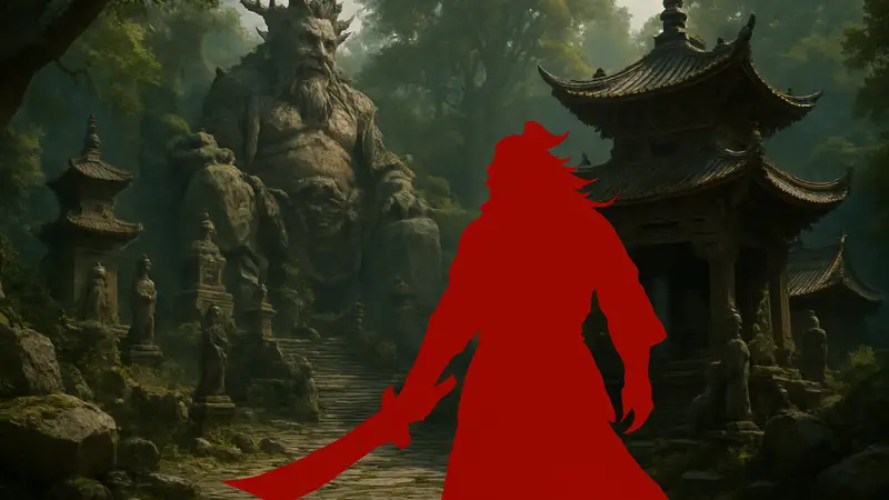 Кадр из игры Black Myth: Zhong Kui, демонстрирующий впечатляющую графику и детализацию