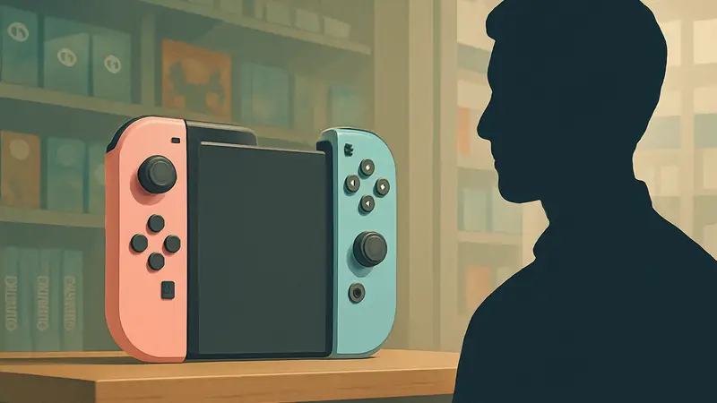 Новые Joy-Con для Nintendo Switch 2 в пастельных цветах: розовый и голубой контроллеры.