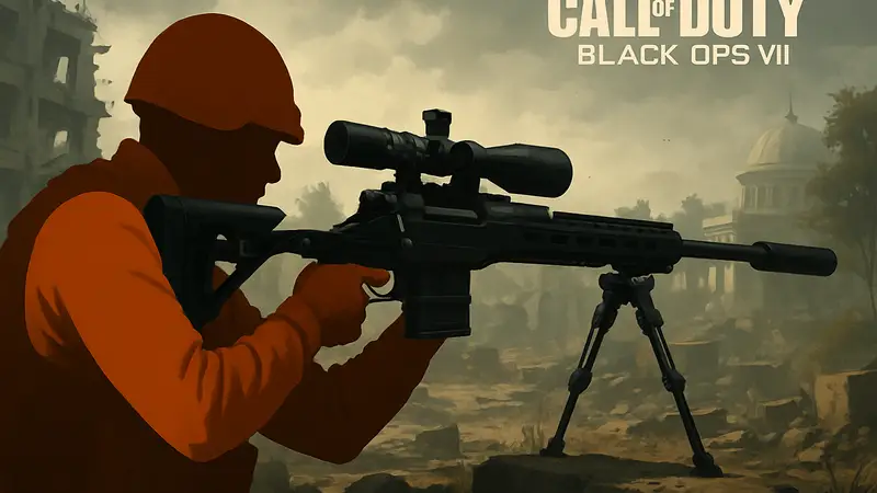 Изображение снайперской винтовки Strider 300 в Call of Duty Black Ops 7 с лучшим ваншот-локаутом.