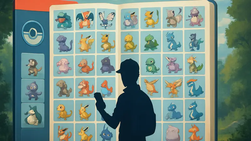 Полный покедекс Pokemon Go с изображением популярных покемонов и тренера. Все покемоны.