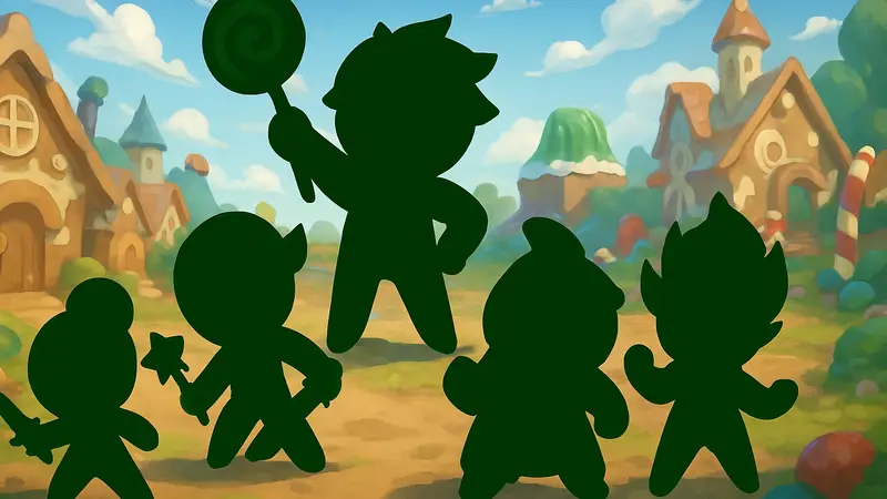 Групповое изображение новых персонажей-печенек из мобильной игры CookieRun: OvenSmash.