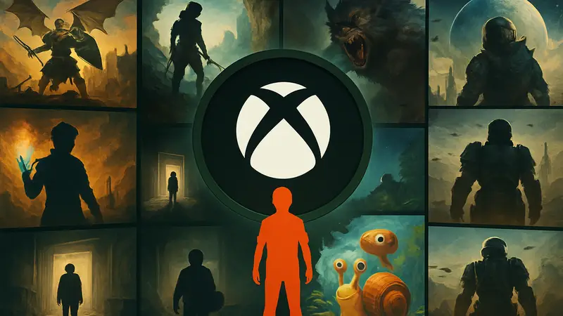 Логотип Xbox Game Pass, окруженный обложками игр, добавленных в январе 2026 года.