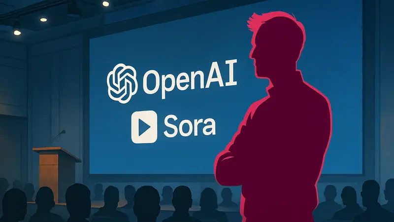 Билл Пиблз, бывший руководитель команды OpenAI Sora, на конференции по искусственному интеллекту.