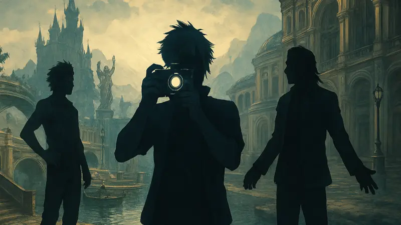 Карта «Flash Photography» из Magic: The Gathering с артом Final Fantasy 15, иллюстрация персонажей