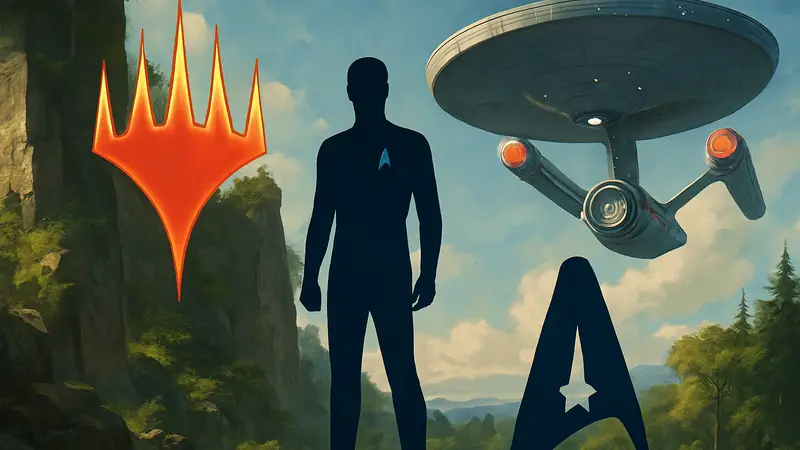 Логотипы Magic The Gathering и Star Trek