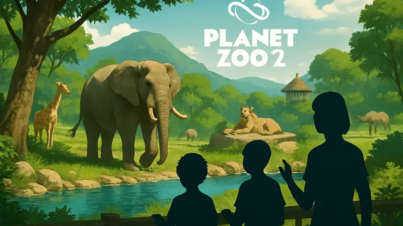 Обложка журнала PC Gamer с изображением Planet Zoo 2, анонс новых игр.