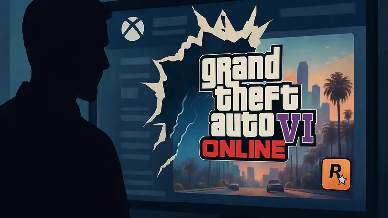 Логотип GTA 6 Online, утечка информации из Xbox Store, Rockstar Games, Grand Theft Auto