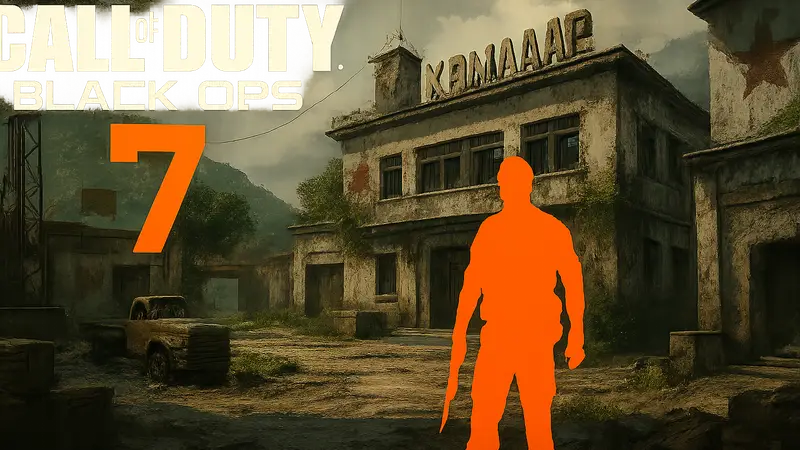 Логотип Call of Duty: Black Ops 7 и изображение одной из новых карт для Classic режима.