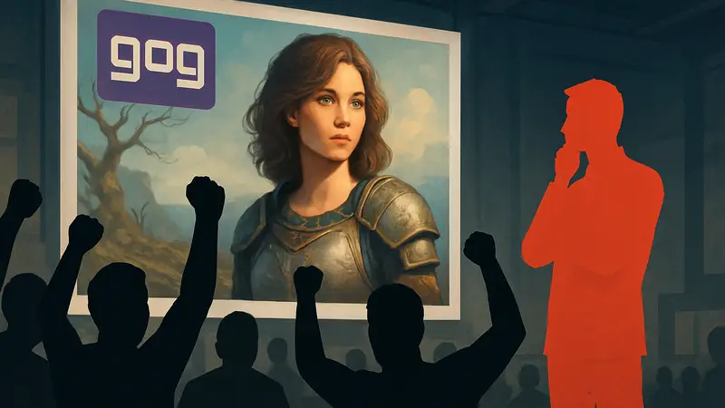 Скандал с использованием искусственного интеллекта на платформе GOG и негативная реакция фанатов.