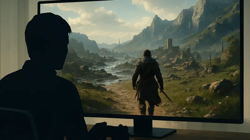 Менеджер Palworld играет в Crimson Desert с видом от третьего лица