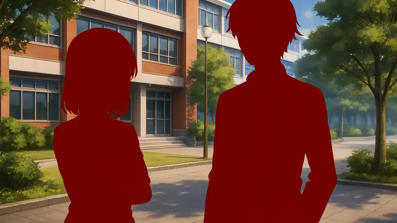 Иллюстрация персонажей Хорикиты и Аянокодзи из аниме «Класс элиты» 4 сезона.