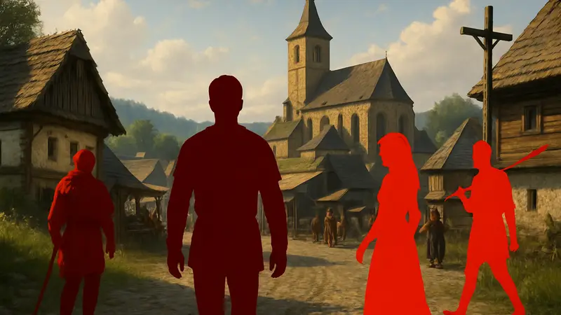 Скриншот Kingdom Come: Deliverance с улучшенной графикой после некстген-обновления, демонстрирующий средневековье