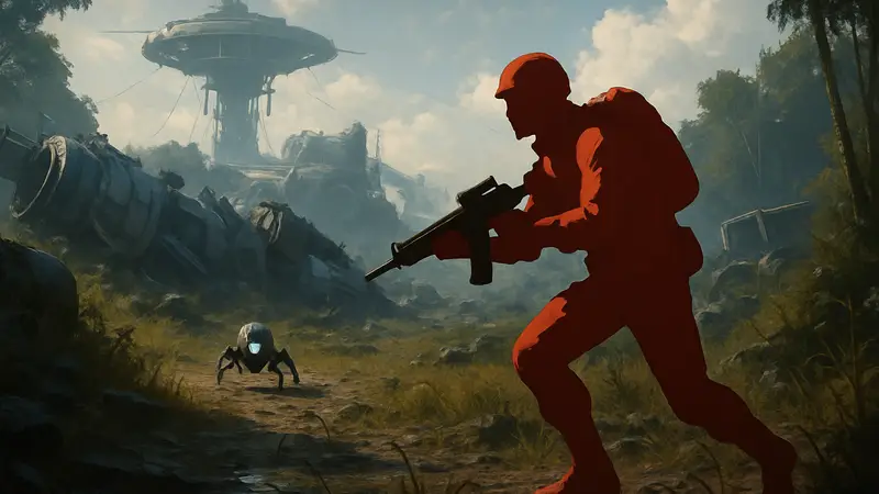 Геймплей ARC Raiders с врагами «Тайками»