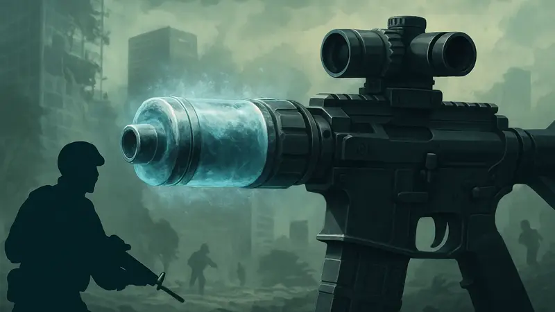 Насадка Cryo Barrel, установленная на оружии из Battlefield 6.