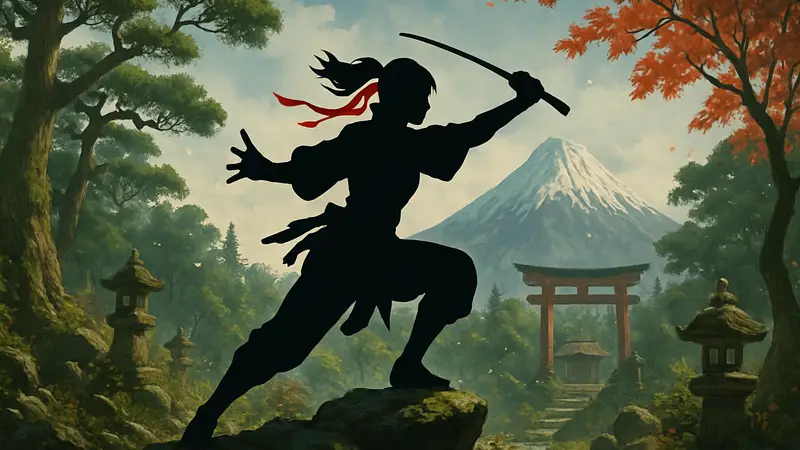 Детализированная статуя Ацу из Ghost of Yotei от Prime 1 Studio, героиня в динамичной позе.