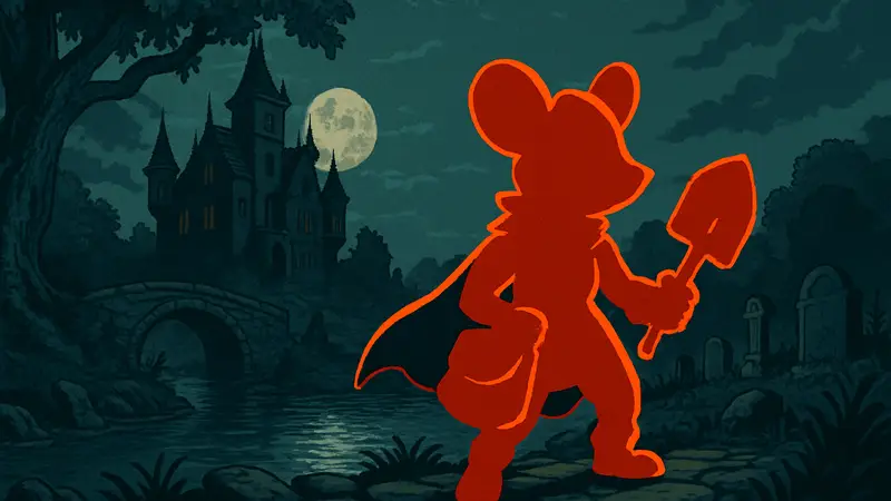 Главная героиня Mina the Hollower в пиксельном стиле, готовящаяся к приключению