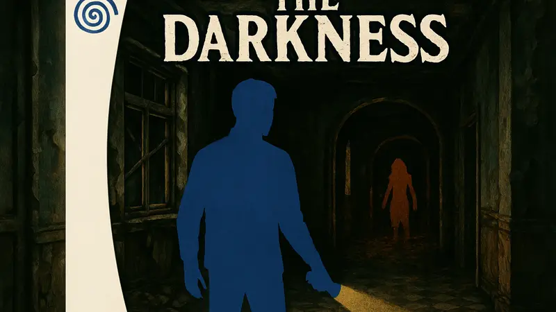Обложка новой survival-horror игры The Darkness, стилизованная под игры для Sega Dreamcast.