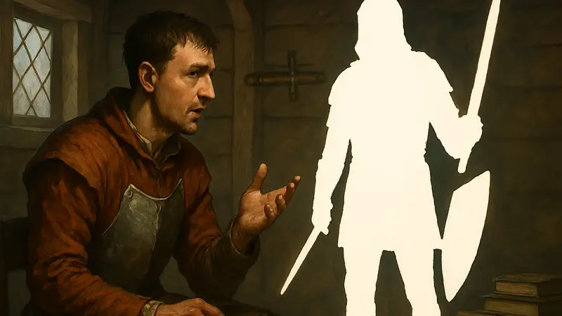 Актер Том МакКей из Kingdom Come в образе Генри, обсуждающий персонажа "Властелина колец".